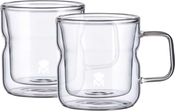 Фото - Набір чашок з подвійними стінками Masterpro Mixology 140 мл 2 шт. (BGMP-20208) Фото - Набір чашок з подвійними стінками Masterpro Mixology 140 мл 2 шт. (BGMP-20208)