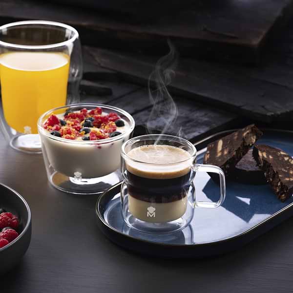 Фото - Набор чашек с двойными стенками Masterpro Mixology 450 мл 2 шт. (BGMP-20206)