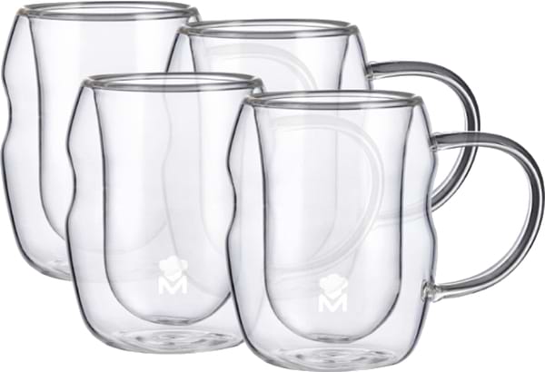 Фото - Набор чашек с двойными стенками Masterpro Mixology 50 мл 4 шт. (BGMP-20209)