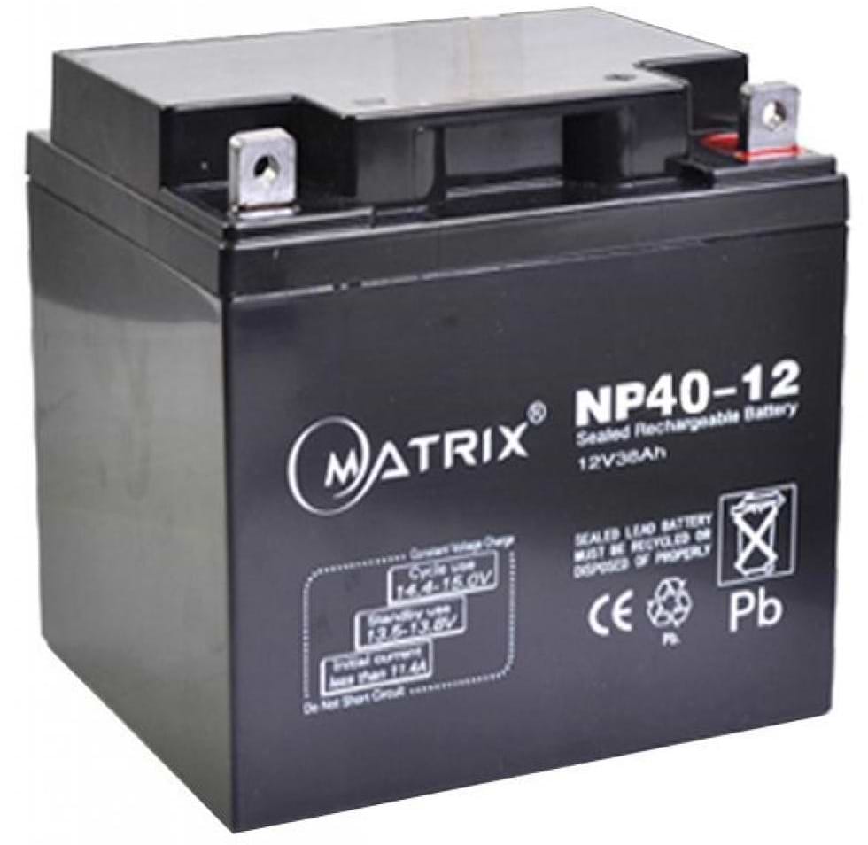 Аккумулятор для ИБП Matrix 12V 40AH (NP40-12)