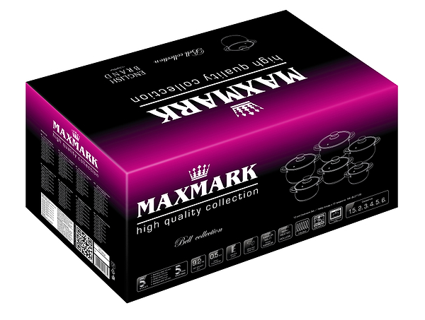Фото - Набір посуду Maxmark MK-BL2712B 12 од.