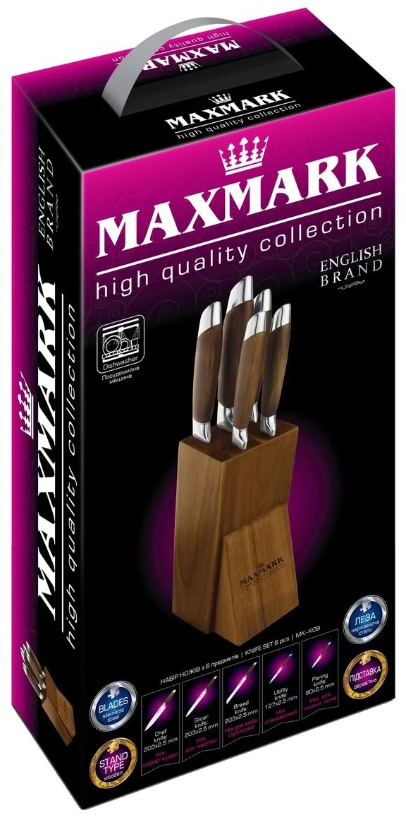 Фото - Набор ножей Maxmark MK-K09