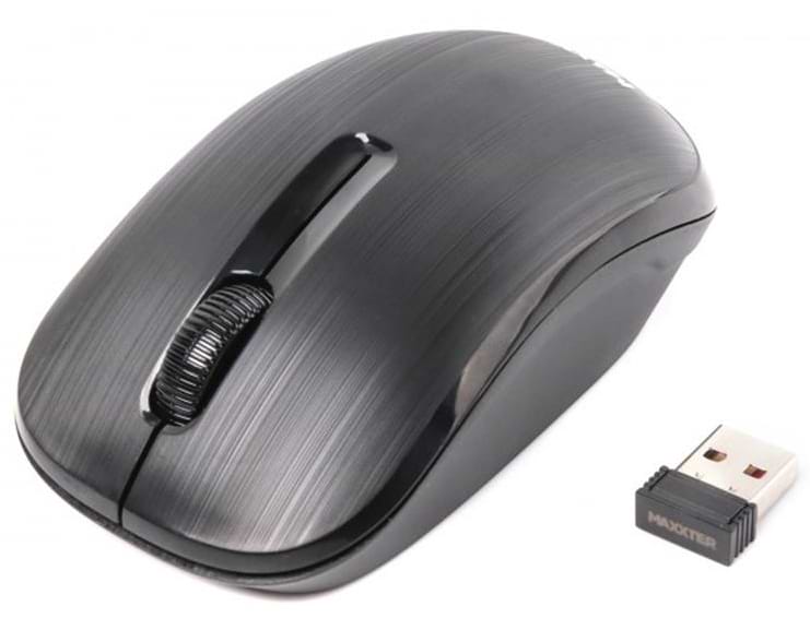 Мышь беспроводная Maxxter Mr-333 Black USB - Фото 1