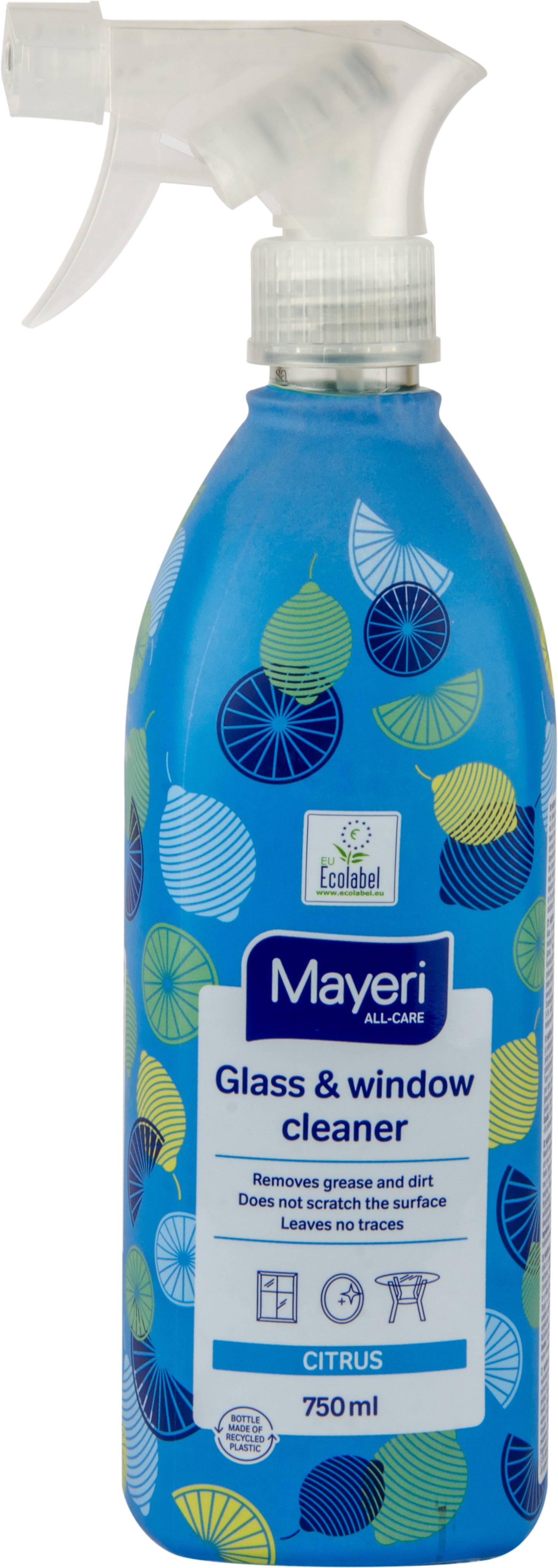 Засіб для чищення скла Mayeri Лимон 750 мл (MWCC750) - Фото 1