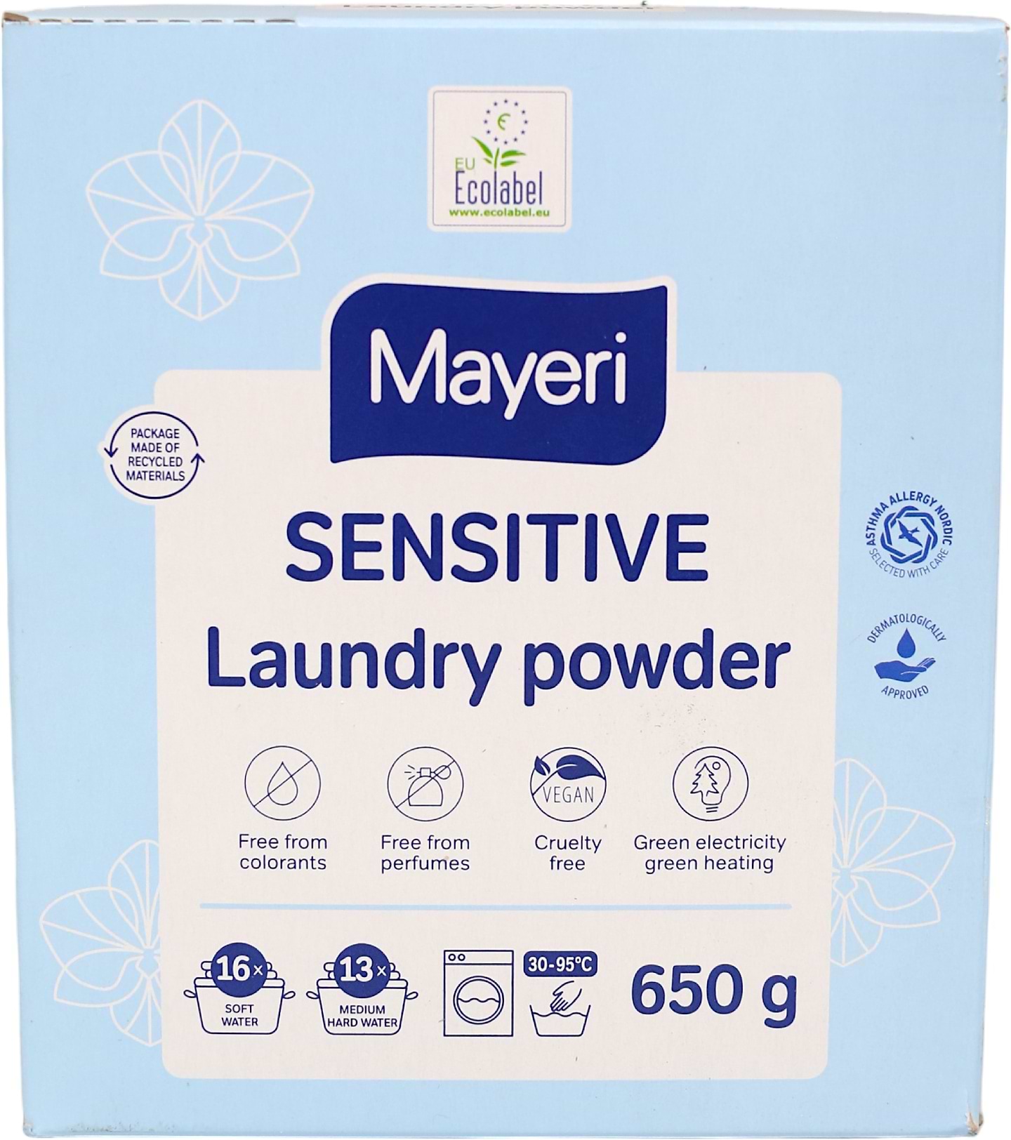 Пральний порошок Mayeri Universal 650 г (MSLPU650)