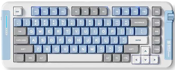 Фото - Клавиатура беспроводная игровая MCHOSE X75 Blue/Grey (MC-X75-18)