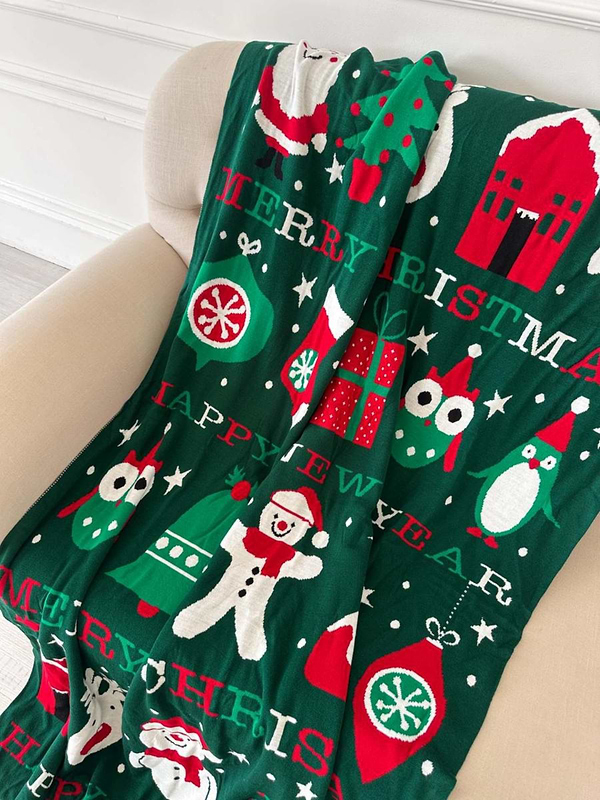 Фото - Плед полуторный Прованс Merry Chistmas 130х170 см (032465)