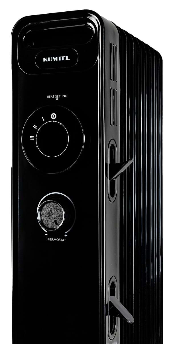 Фото - Обогреватель масляный Kumtel KUM-1230S Black