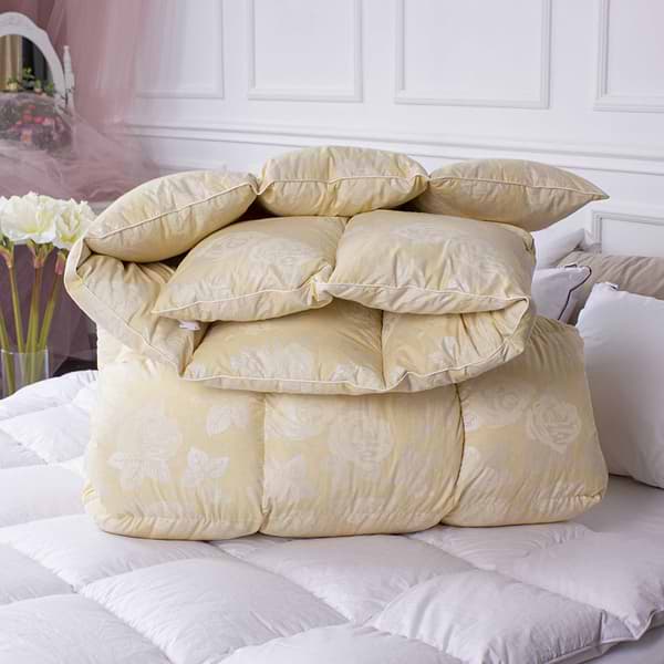 Фото - Ковдра зимова двоспальна MirSon Пух Екстра 042 172x205 см (2200000002716)