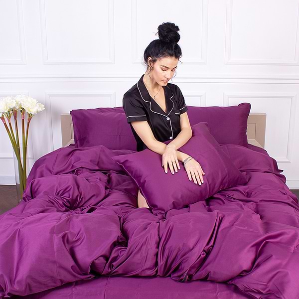 Фото - Комплект постільної білизни MirSon Сатин Oriana 3220 200х220 см (2200000671622)