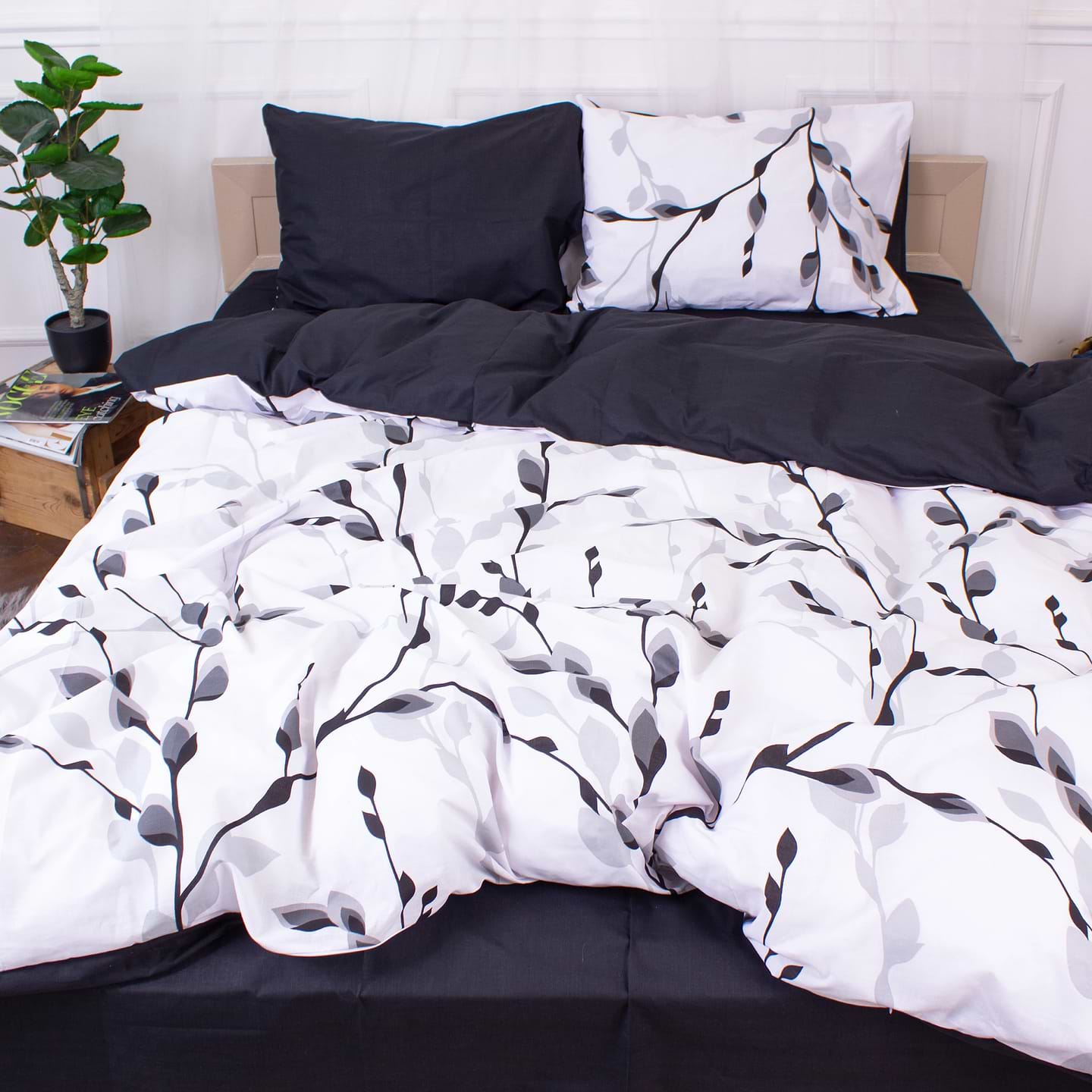 Комплект постельного белья детский MirSon Бязь 17-0413 Cats on the willow (2200002948760)