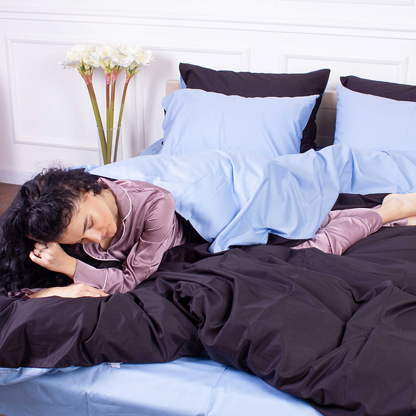 Фото - Комплект постельного белья детский MirSon Сатин 0848 + 0842 John (2200002032643)