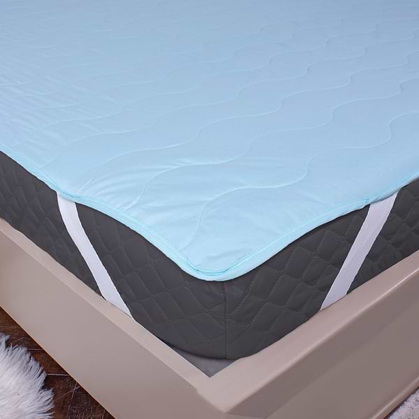 Фото - Наматрасник MirSon Eco Light №1713 EcoSilk Blue 150x200 см (2200002888509)