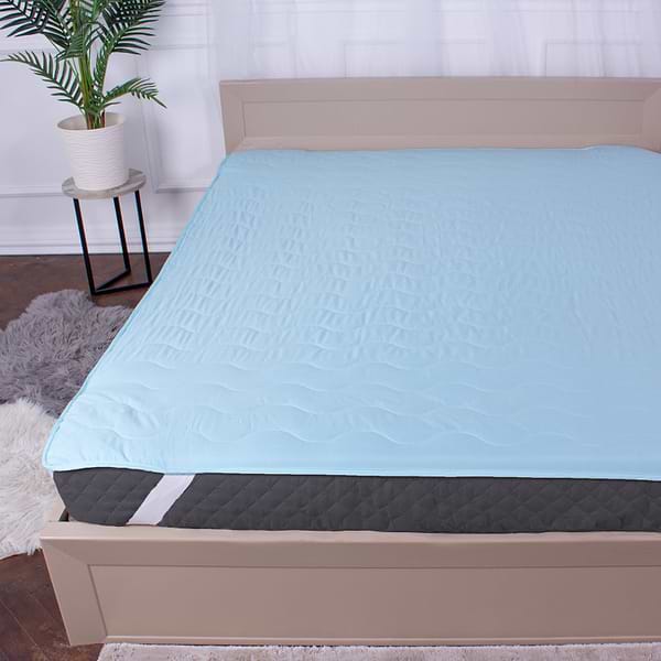 Фото - Наматрасник MirSon Eco Light №1713 EcoSilk Blue 150x200 см (2200002888509)