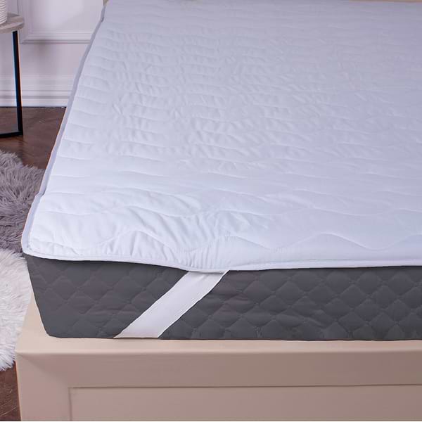 Фото - Наматрасник MirSon №9054 Eco Light Gray (Silk) 150x200 см (2200006086710)