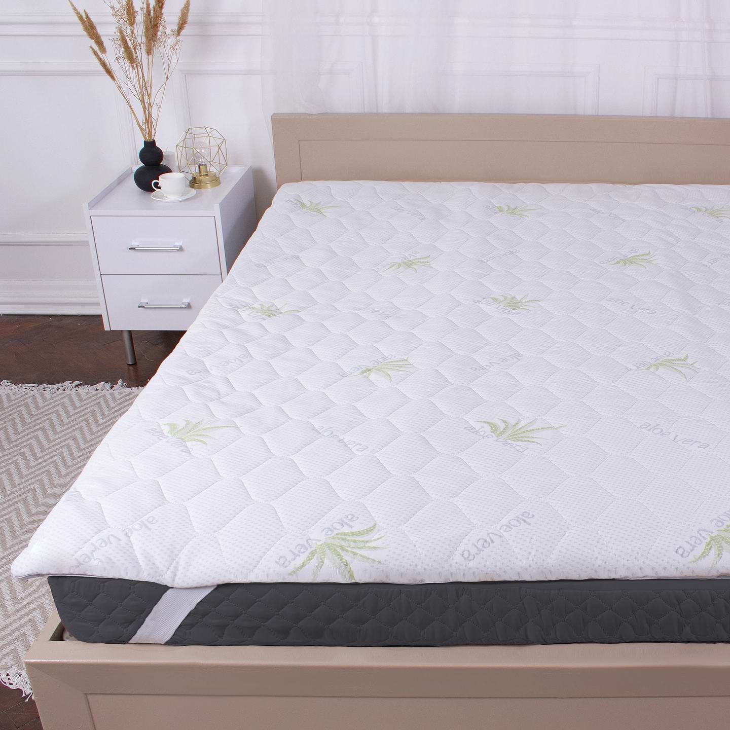 Наматрасник детский MirSon №1035 Alberto Bamboo Seasons Strong Aloe Vera 70х130 см (2200001502390)