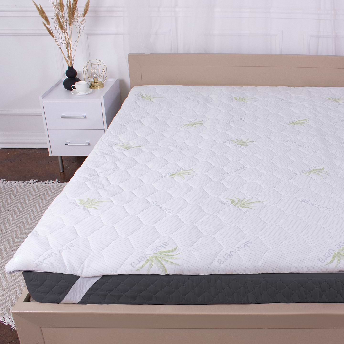 Наматрацник дитячий MirSon №1032 Alberto Bamboo Seasons Aloe Vera 70х130 см (2200001502369)