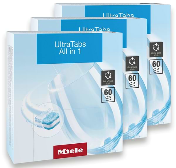 Фото - Таблетка для посудомийної машини Miele Ultra Tabs All in 1 180 шт. (21995529EU3)