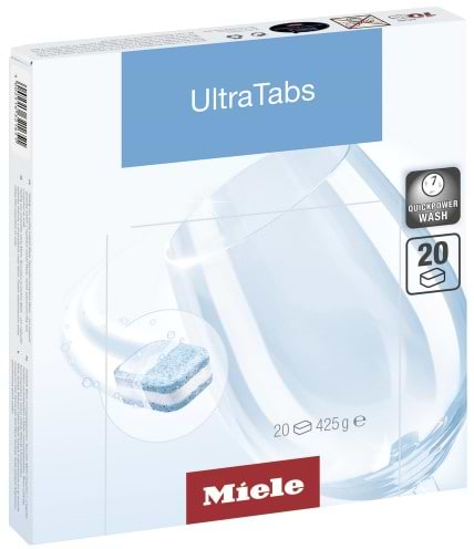 Фото - Таблетка для посудомийної машини Miele Ultra Tabs All in 1 20 шт. (21995528EU3)
