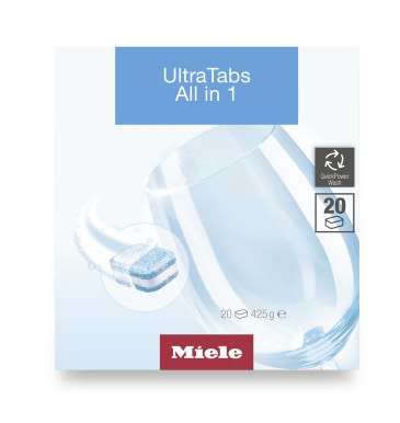 Фото - Таблетка для посудомийної машини Miele UltraTabs All in 1 20 шт. (21995561EU3)