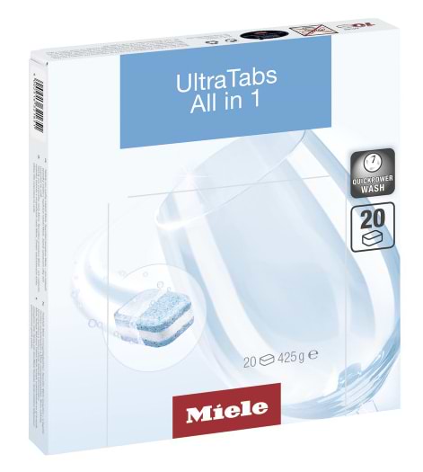 Фото - Таблетка для посудомийної машини Miele UltraTabs All in 1 20 шт. (21995561EU3)