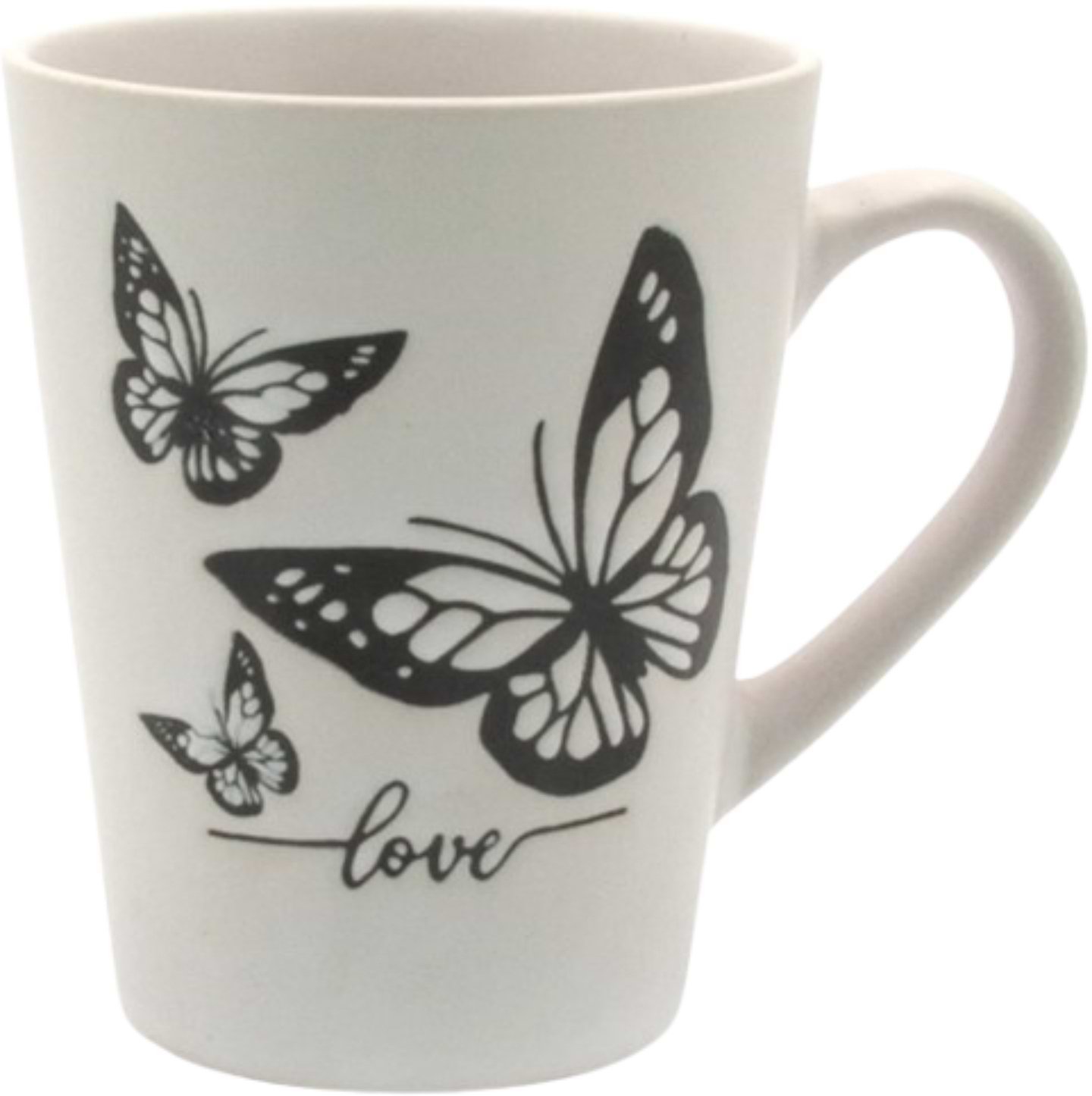 Чашка Milika Butterfly LoftGrey 330 мл (M0420-KLV8-S145C)