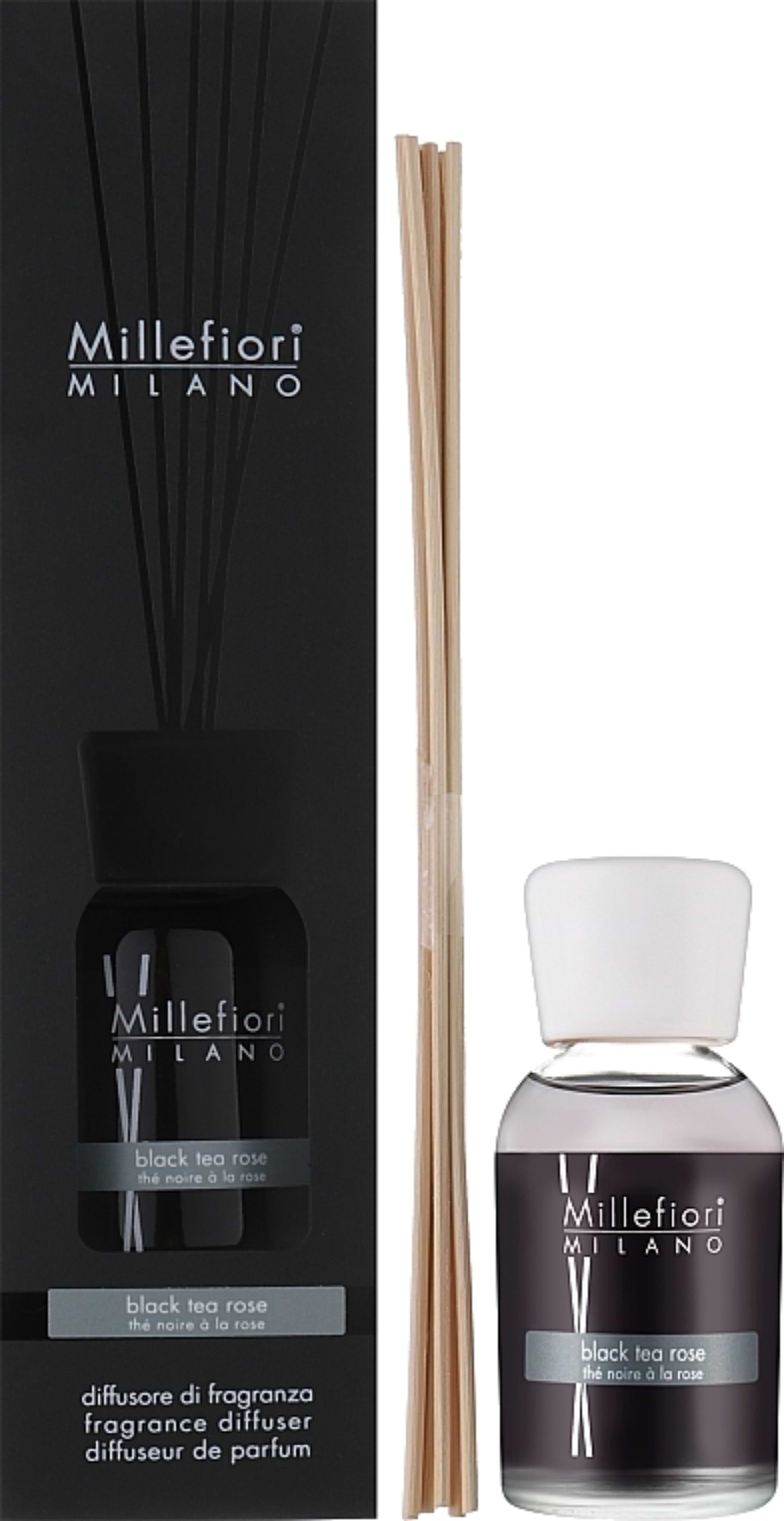 Аромадифузор Millefiori Milano Black Tea Rose (Чорна Чайна Троянда) 100 мл (7MDBT) - Фото 1