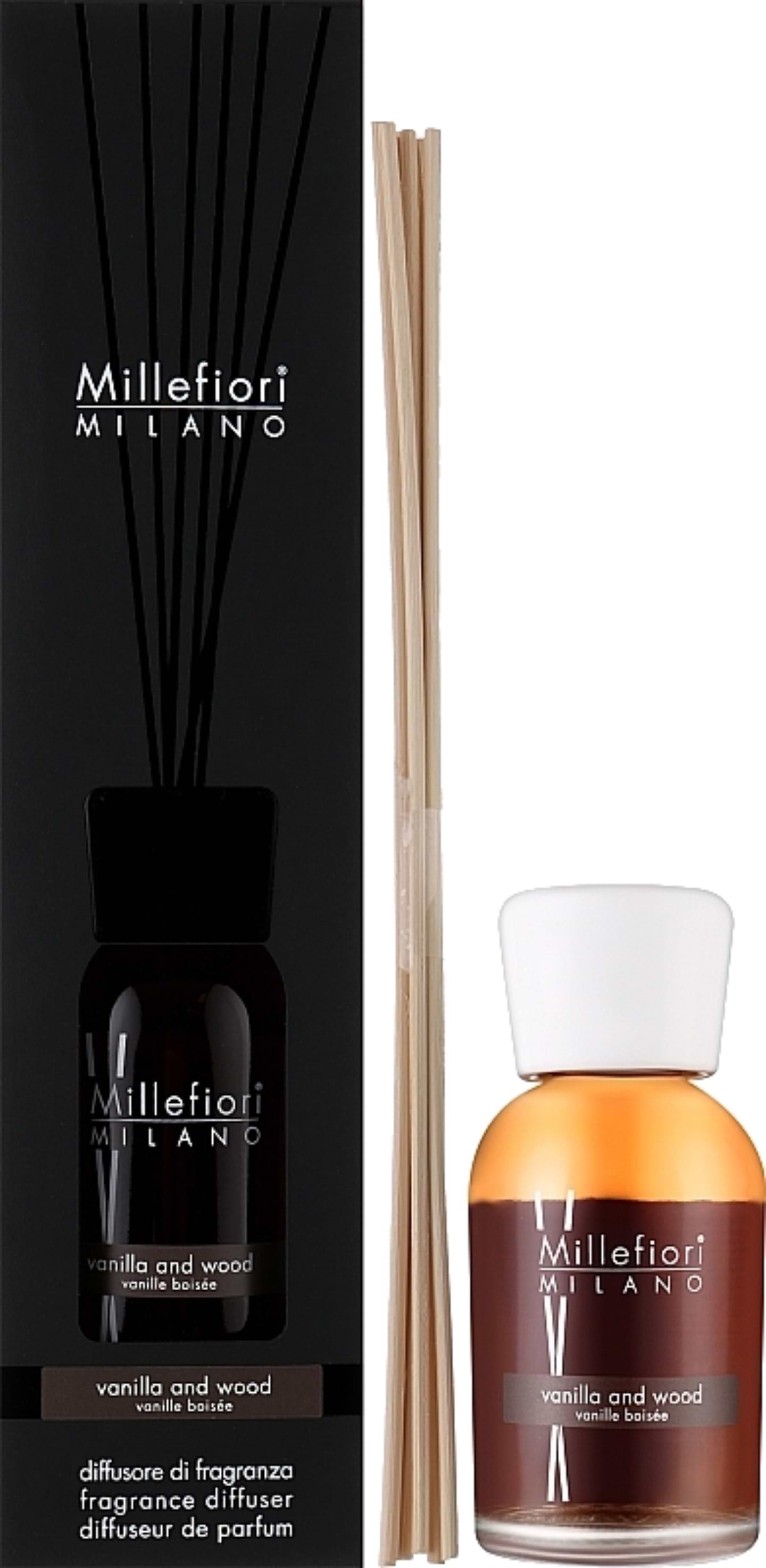 Аромадиффузор Millefiori Milano Vanilla & Wood (Ваниль и Дерево) 100 мл (7MDDV) - Фото 1
