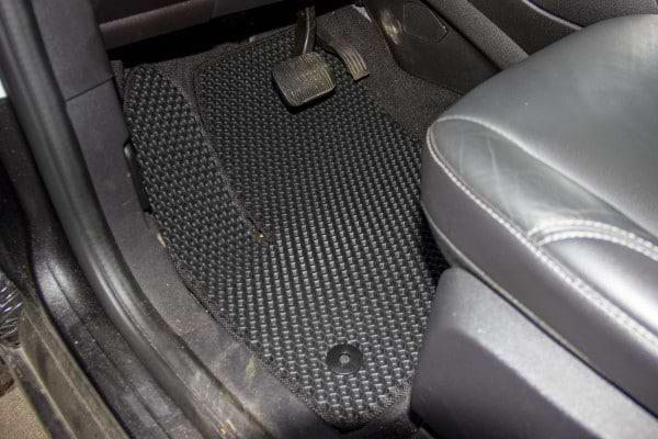 Фото - Коврики ворсовые в салон авто EVAtech Standard для Ford C-Max (C344) (2 clips) 2010-2019 2 поколение Minivan EU черный кант FD12377Z3FC2VEB