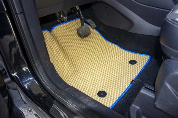 Фото - Коврики ворсовые в салон авто EVAtech Standard для Ford C-Max (C344) (2 clips) 2010-2019 2 поколение Minivan EU черный кант FD12377ZD3FC2VEB