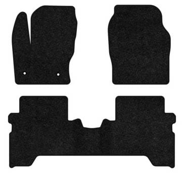 Фото - Коврики ворсовые в салон авто EVAtech Standard для Ford C-Max (C344) (2 clips) 2010-2019 2 поколение Minivan EU черный кант FD12377Z3FC2VEB