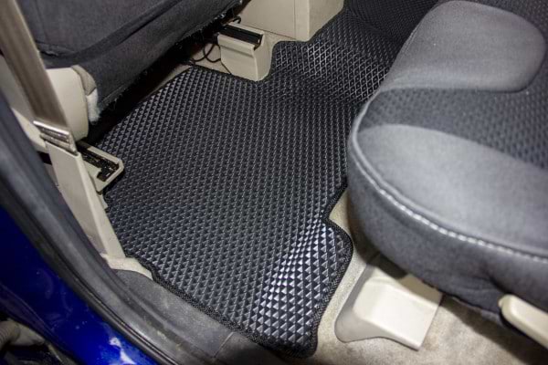 Фото - Коврики ворсовые в салон авто EVAtech Standard для Ford C-Max (C344) (2 clips) 2010-2019 2 поколение Minivan EU черный кант FD12377Z3FC2VEB