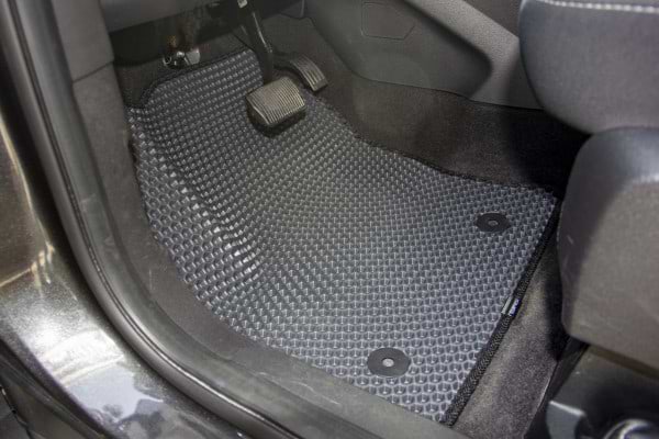 Фото - Коврики ворсовые в салон авто EVAtech Standard для Ford C-Max (C344) (2 clips) 2010-2019 2 поколение Minivan EU черный кант FD12377ZD3FC2VEB