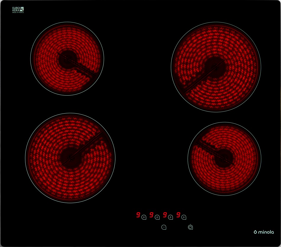 Фото - Варочная панель электрическая Minola MVH 6040 RBL