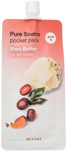 Маска для лица Missha Pure Source Pocket Pack с маслом ши (8806185781862)