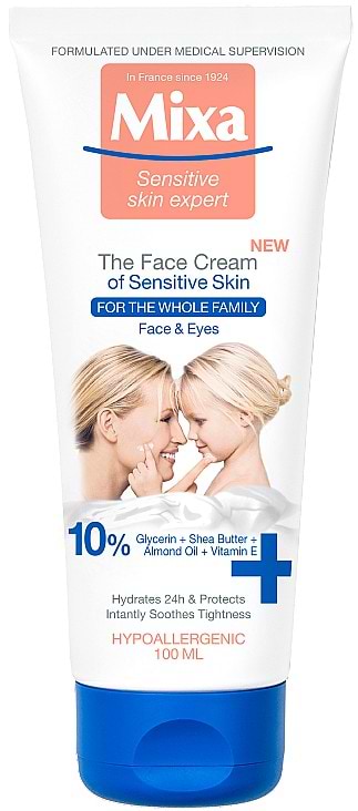 Фото - Крем для обличчя Mixa д/чутливої шкіри 100 мл Фото - Крем для обличчя Mixa д/чутливої шкіри 100 мл