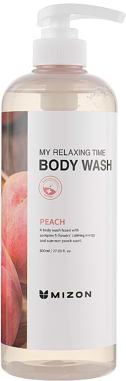 Гель для душа Mizon My Relaxing Time Peach 800 мл (8809132968958)