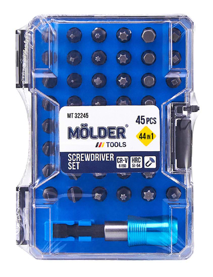 Набор торцевых головок Molder 45 шт. (MT32245)