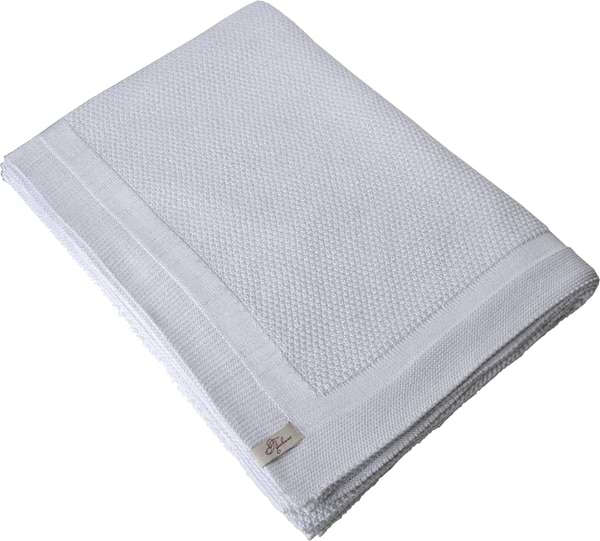 Фото - Плед полуторный Прованс MONO White 140х180 см (014579) Фото - Плед полуторный Прованс MONO White 140х180 см (014579)