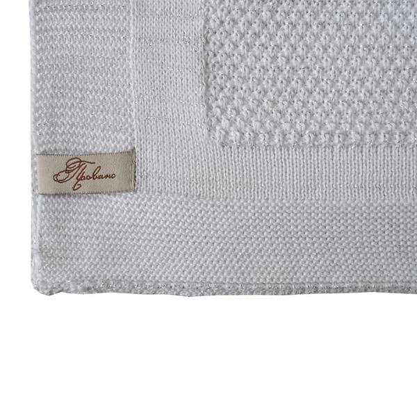 Фото - Плед полуторный Прованс MONO White 140х180 см (014579)