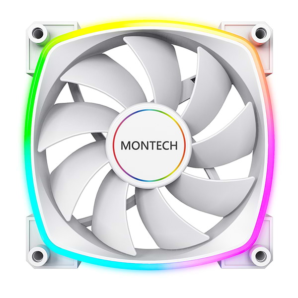 Фото - Корпусный вентилятор Montech AX140 PWM White