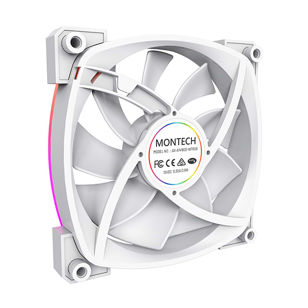 Фото - Корпусный вентилятор Montech AX140 PWM White