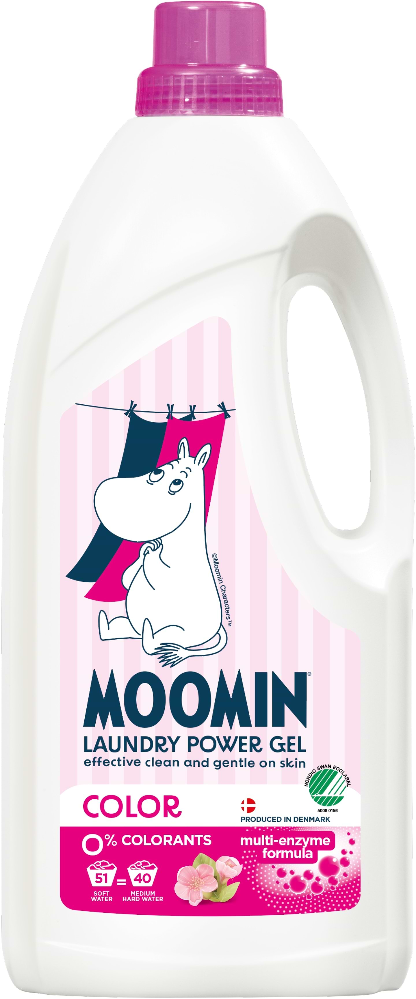 Гель для прання MOOMIN Колор 1800 мл (5701017420007) - Фото 1