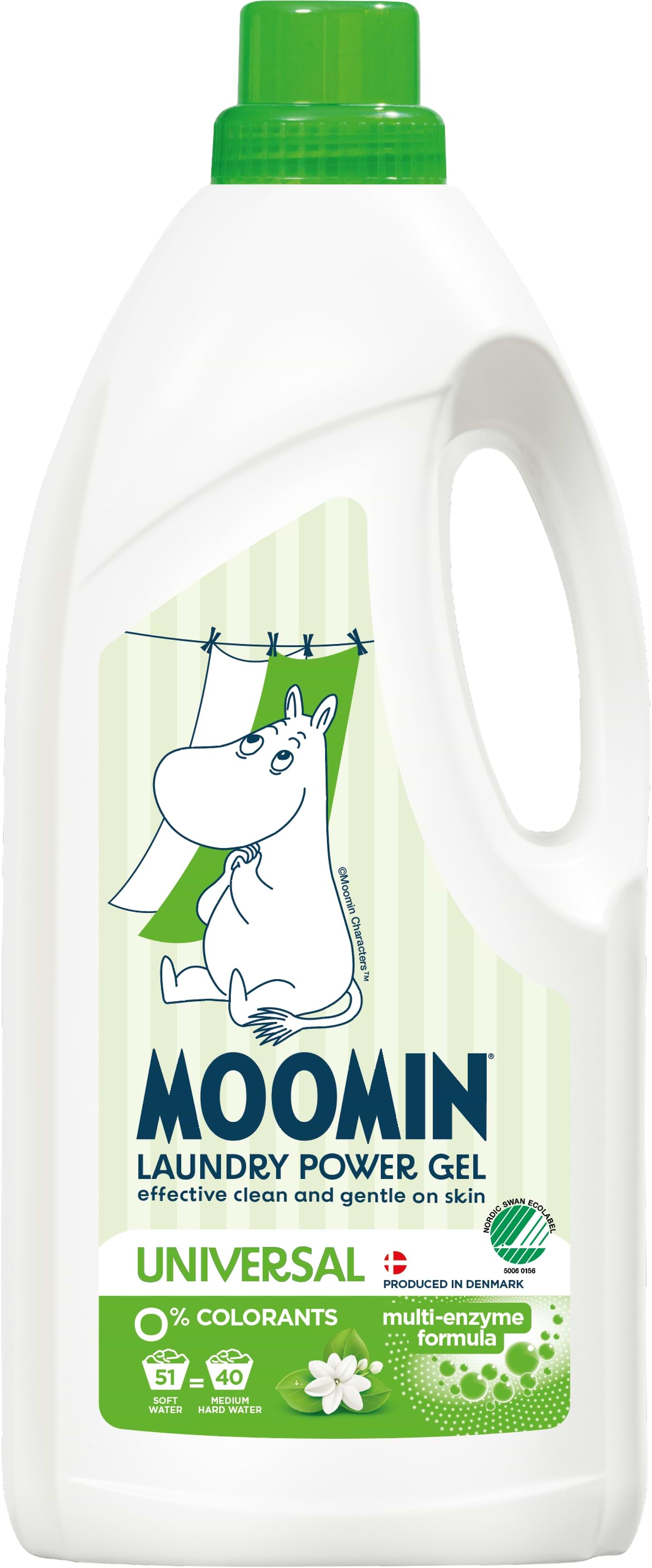 Гель для прання MOOMIN Універсал 1800 мл (5701017420014) - Фото 1