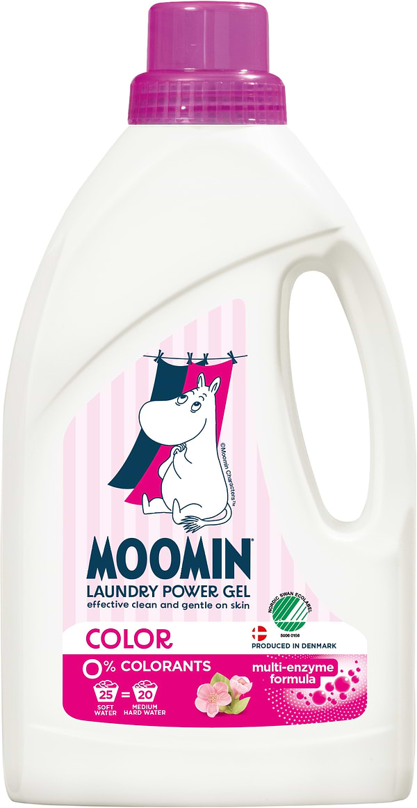 Фото - Гель для стирки MOOMIN Колор 900 мл (5701017420021)