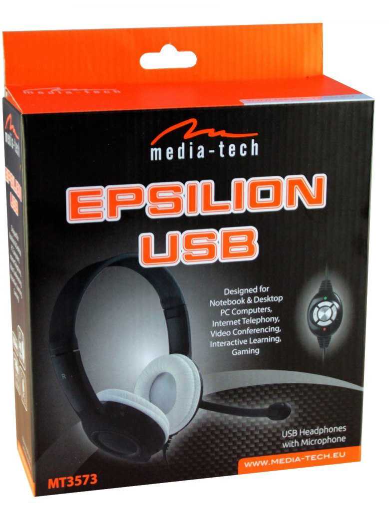 Фото - Навушники накладні дротові Media-Tech EPSILION (MT3573)