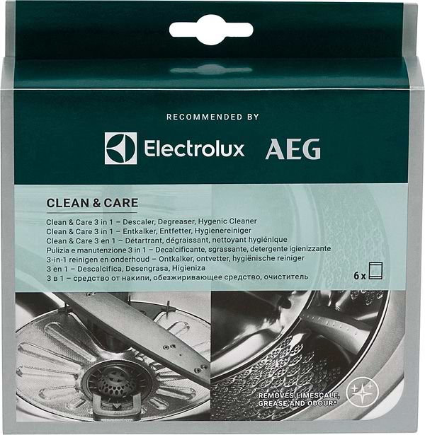 Фото - Средство от накипи для стиральных и посудомоечных машин Electrolux 3 в 1, M2GCP601, 6 шт x 50 г