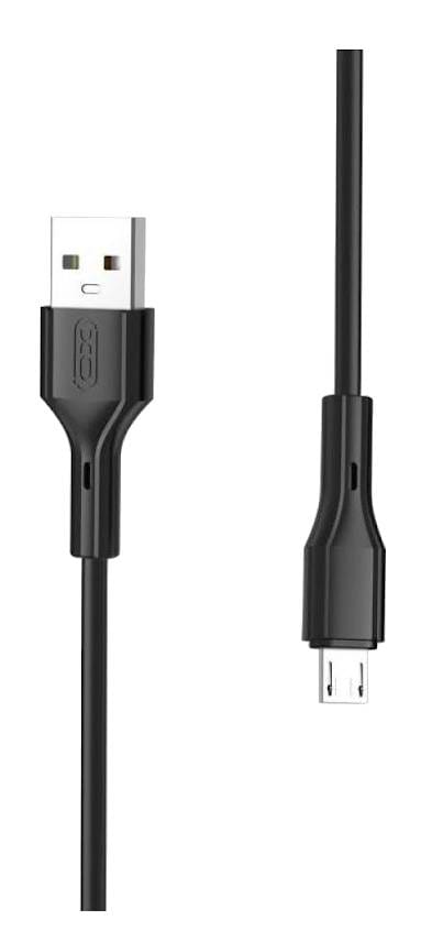 Кабель синхронізації даних XO USB cable microUSB 1m (NB230-AM.black)