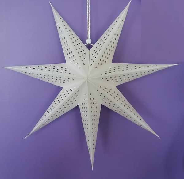 Фото - Декор New Year Novogod'ko Звезда 3D белая, 45 см, LED (974218)