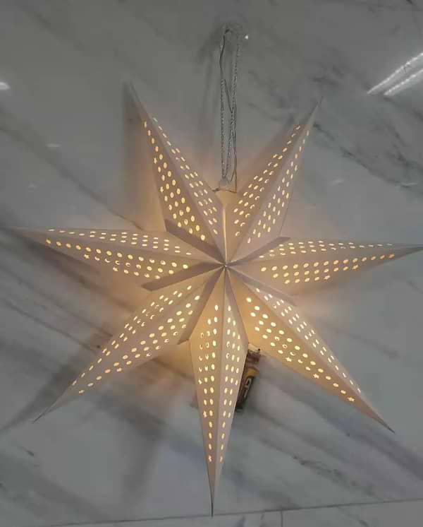 Фото - Декор New Year Novogod'ko Звезда 3D белая, 45 см, LED (974218)